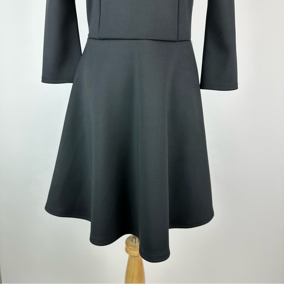 Disney Minnie by Koton Minnie Mouse Black White Fit and Flare Dress Medium - Picture 3 of 11